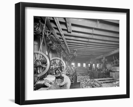 Glazier Stove Company, Tank Room, Chelsea, Mich.-null-Framed Photo