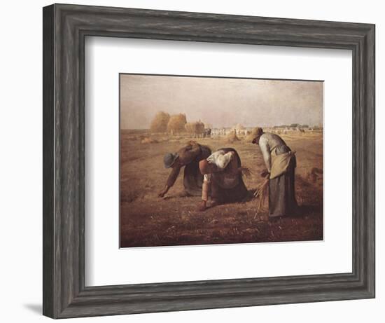 Gleaners-Jean-François Millet-Framed Art Print