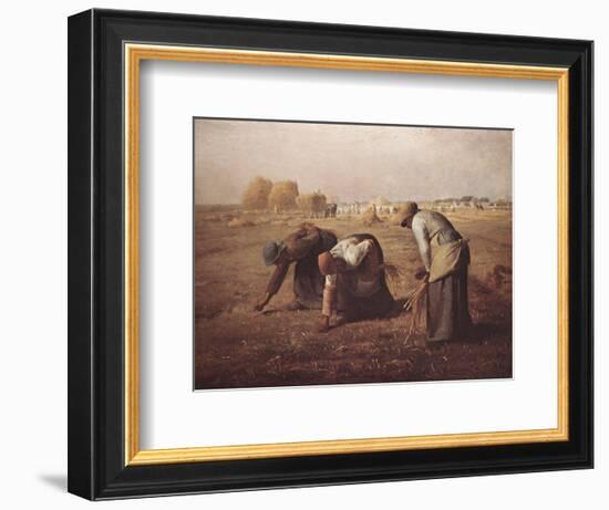 Gleaners-Jean-François Millet-Framed Art Print