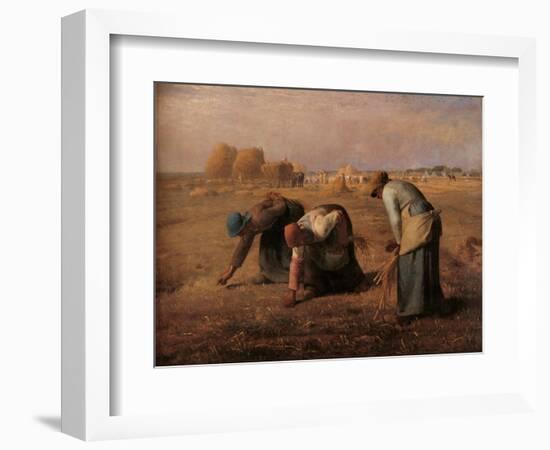 Gleaners-Jean-Fran?ois Millet-Framed Art Print