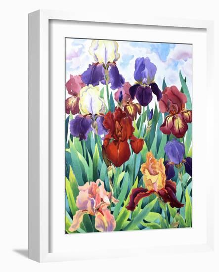 Glemsford Irises-Christopher Ryland-Framed Giclee Print