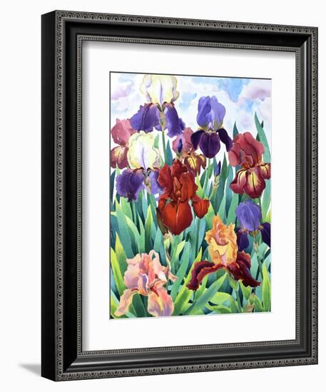 Glemsford Irises-Christopher Ryland-Framed Giclee Print