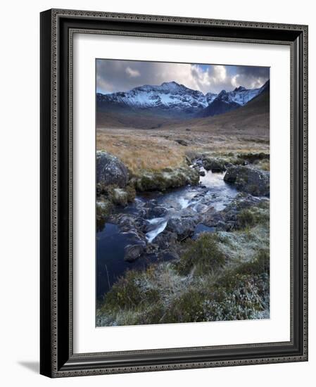 Glen Brittle and the Cuillin Mountains on a November Afternoon, Isle of Skye, Scotland, Uk-Jon Gibbs-Framed Photographic Print