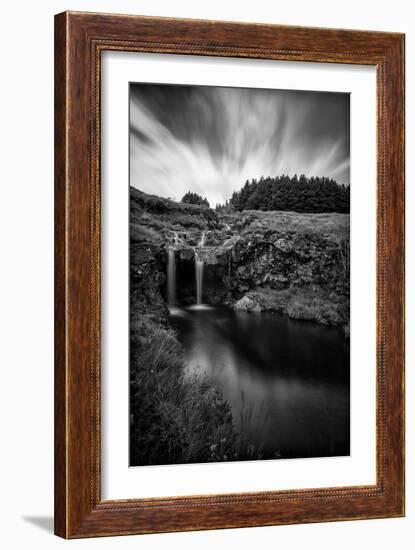 Glen Brittle Waterfall-Rory Garforth-Framed Photographic Print