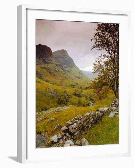 Glen Coe (Glencoe), Highlands Region, Scotland, UK, Europe-John Miller-Framed Photographic Print