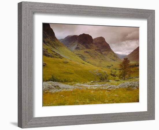 Glen Coe (Glencoe), Highlands Region, Scotland, UK, Europe-John Miller-Framed Photographic Print