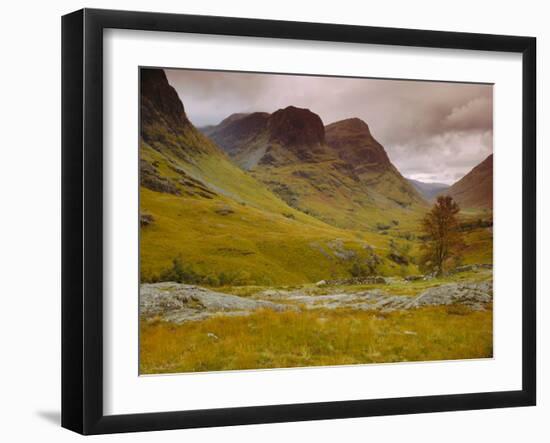 Glen Coe (Glencoe), Highlands Region, Scotland, UK, Europe-John Miller-Framed Photographic Print