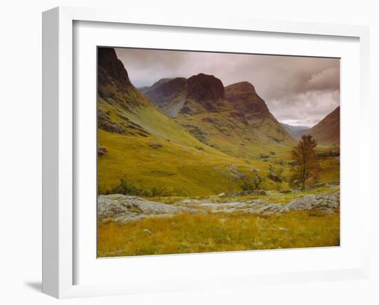 Glen Coe (Glencoe), Highlands Region, Scotland, UK, Europe-John Miller-Framed Photographic Print