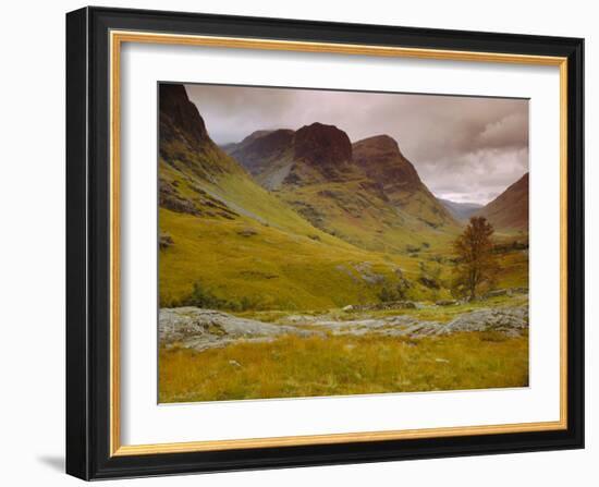 Glen Coe (Glencoe), Highlands Region, Scotland, UK, Europe-John Miller-Framed Photographic Print