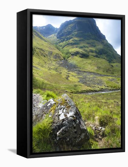 Glen Coe, South of Fort William, Scotlish Highlands, Scotland, United Kingdom, Europe-Andrew Stewart-Framed Premier Image Canvas