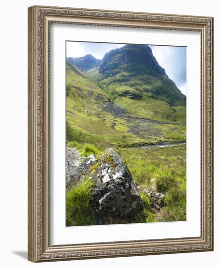 Glen Coe, South of Fort William, Scotlish Highlands, Scotland, United Kingdom, Europe-Andrew Stewart-Framed Photographic Print