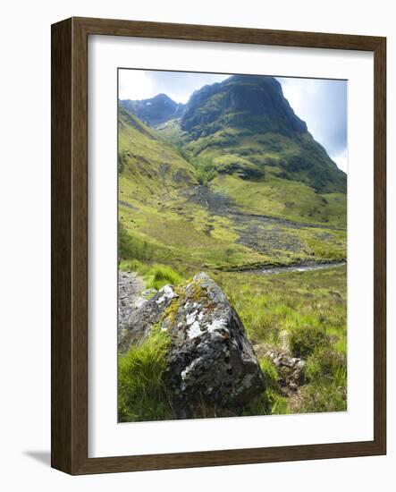 Glen Coe, South of Fort William, Scotlish Highlands, Scotland, United Kingdom, Europe-Andrew Stewart-Framed Photographic Print