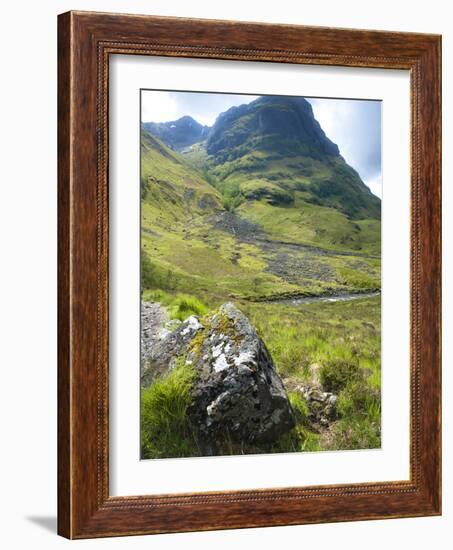 Glen Coe, South of Fort William, Scotlish Highlands, Scotland, United Kingdom, Europe-Andrew Stewart-Framed Photographic Print