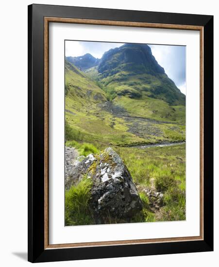 Glen Coe, South of Fort William, Scotlish Highlands, Scotland, United Kingdom, Europe-Andrew Stewart-Framed Photographic Print