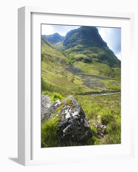 Glen Coe, South of Fort William, Scotlish Highlands, Scotland, United Kingdom, Europe-Andrew Stewart-Framed Photographic Print