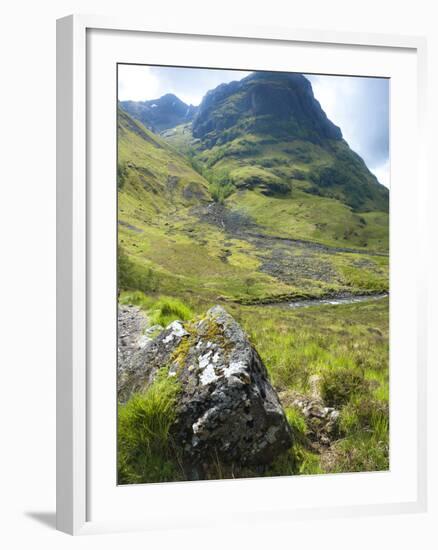 Glen Coe, South of Fort William, Scotlish Highlands, Scotland, United Kingdom, Europe-Andrew Stewart-Framed Photographic Print