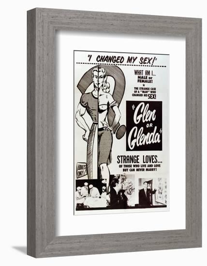 Glen or Glenda-null-Framed Photo