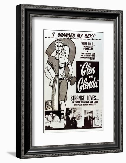 Glen or Glenda-null-Framed Photo