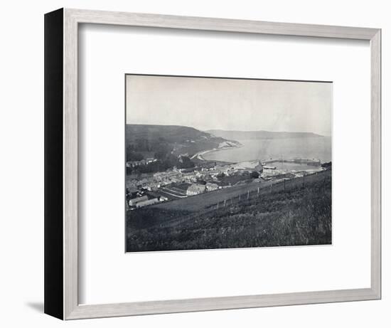 'Glenarm - The Town and the Harbour', 1895-Unknown-Framed Photographic Print