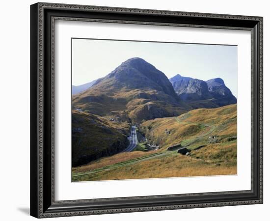 Glencoe and the Three Sisters, Highland Region, Scotland, United Kingdom-Roy Rainford-Framed Photographic Print