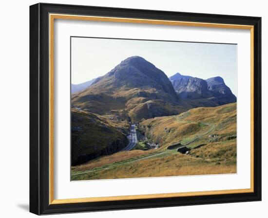 Glencoe and the Three Sisters, Highland Region, Scotland, United Kingdom-Roy Rainford-Framed Photographic Print