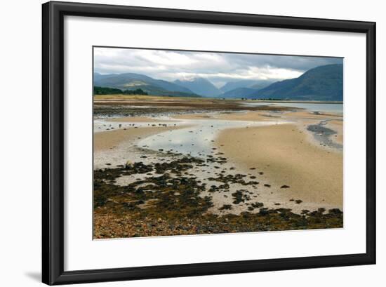 Glencoe from across Loch Linnhe, Highland, Scotland-Peter Thompson-Framed Photographic Print