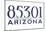 Glendale, Arizona - 85301 Zip Code (Blue)-Lantern Press-Mounted Art Print