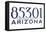 Glendale, Arizona - 85301 Zip Code (Blue)-Lantern Press-Framed Stretched Canvas