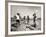 Glendale Junior College Students Dancing to Music From a Portable Radio on Balboa Beach-Peter Stackpole-Framed Photographic Print