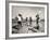 Glendale Junior College Students Dancing to Music From a Portable Radio on Balboa Beach-Peter Stackpole-Framed Photographic Print