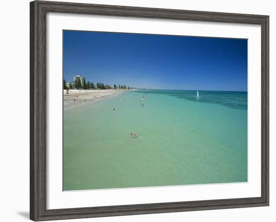 Glenelg Beach, Adelaide, South Australia, Australia-Neale Clarke-Framed Photographic Print