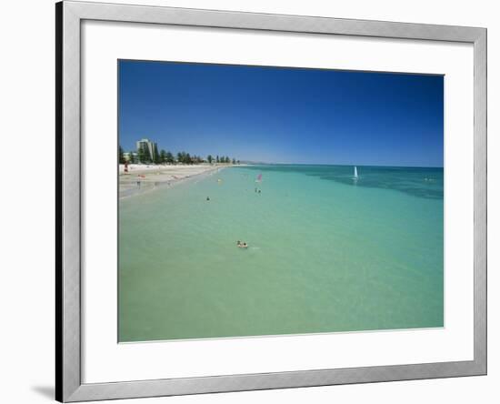 Glenelg Beach, Adelaide, South Australia, Australia-Neale Clarke-Framed Photographic Print