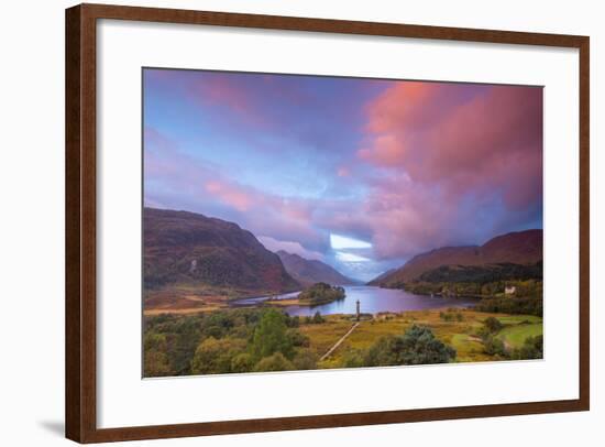 Glenfinnan Monument to the 1745 Landing of Bonnie Prince Charlie at Start of the Jacobite Rising-Alan Copson-Framed Photographic Print