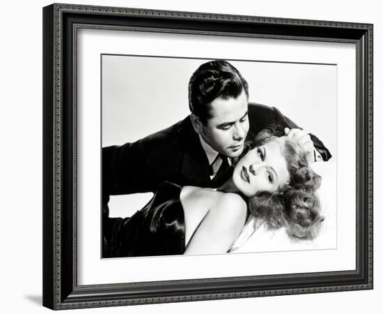 Glenn Ford; Rita Hayworth. "Gilda" [1946], Directed by Charles Vidor.-null-Framed Photographic Print