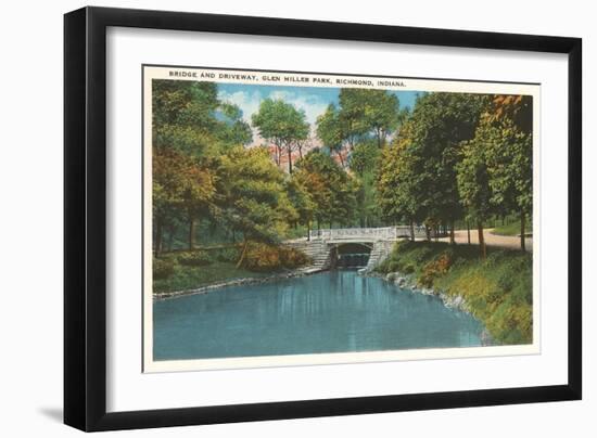 Glenn Miller Park, Richmond, Indiana-null-Framed Art Print