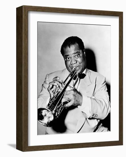 Glenn Miller Story, Louis Armstrong, 1953-null-Framed Photo