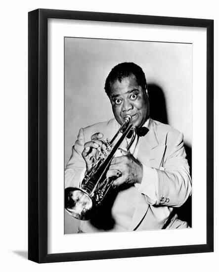 Glenn Miller Story, Louis Armstrong, 1953-null-Framed Photo