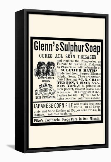 Glenn's Sulphur Soap-null-Framed Stretched Canvas