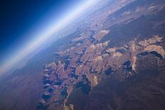 Sunrise Aerial Photo of the Canyons in the American Southwest-Glenn Young-Framed Photographic Print