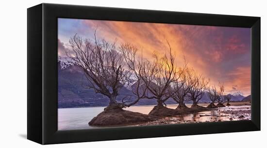 Glenorchy on Fire-Yan Zhang-Framed Premier Image Canvas