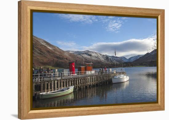 Glenridding Boat Landing, Lake Ullswater, Lake District National Park, Cumbria, England, United Kin-James Emmerson-Framed Premier Image Canvas