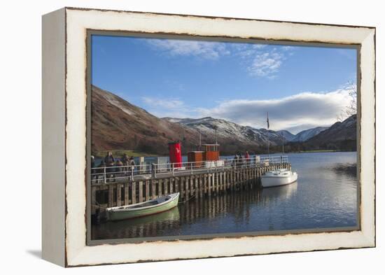 Glenridding Boat Landing, Lake Ullswater, Lake District National Park, Cumbria, England, United Kin-James Emmerson-Framed Premier Image Canvas