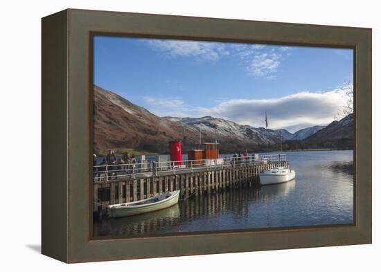 Glenridding Boat Landing, Lake Ullswater, Lake District National Park, Cumbria, England, United Kin-James Emmerson-Framed Premier Image Canvas