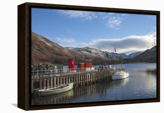 Glenridding Boat Landing, Lake Ullswater, Lake District National Park, Cumbria, England, United Kin-James Emmerson-Framed Premier Image Canvas