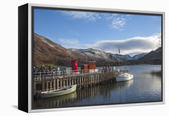 Glenridding Boat Landing, Lake Ullswater, Lake District National Park, Cumbria, England, United Kin-James Emmerson-Framed Premier Image Canvas