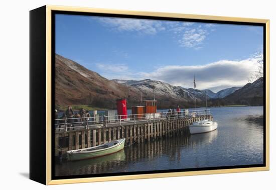 Glenridding Boat Landing, Lake Ullswater, Lake District National Park, Cumbria, England, United Kin-James Emmerson-Framed Premier Image Canvas