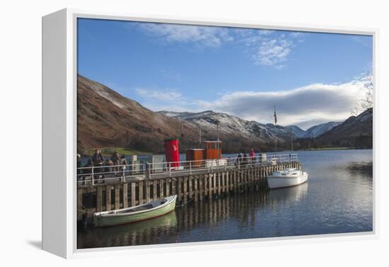 Glenridding Boat Landing, Lake Ullswater, Lake District National Park, Cumbria, England, United Kin-James Emmerson-Framed Premier Image Canvas