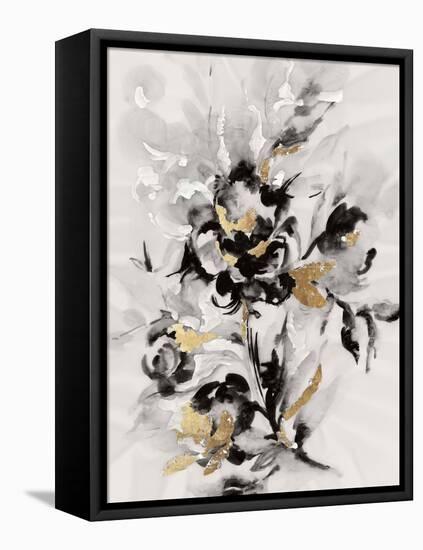 Glided Floral III-null-Framed Stretched Canvas