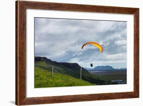 Glider at Skogafoss-Catharina Lux-Framed Photographic Print