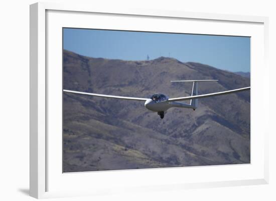 Glider, Warbirds over Wanaka, Wanaka, War Plane, Otago, South Island, New Zealand-David Wall-Framed Photographic Print